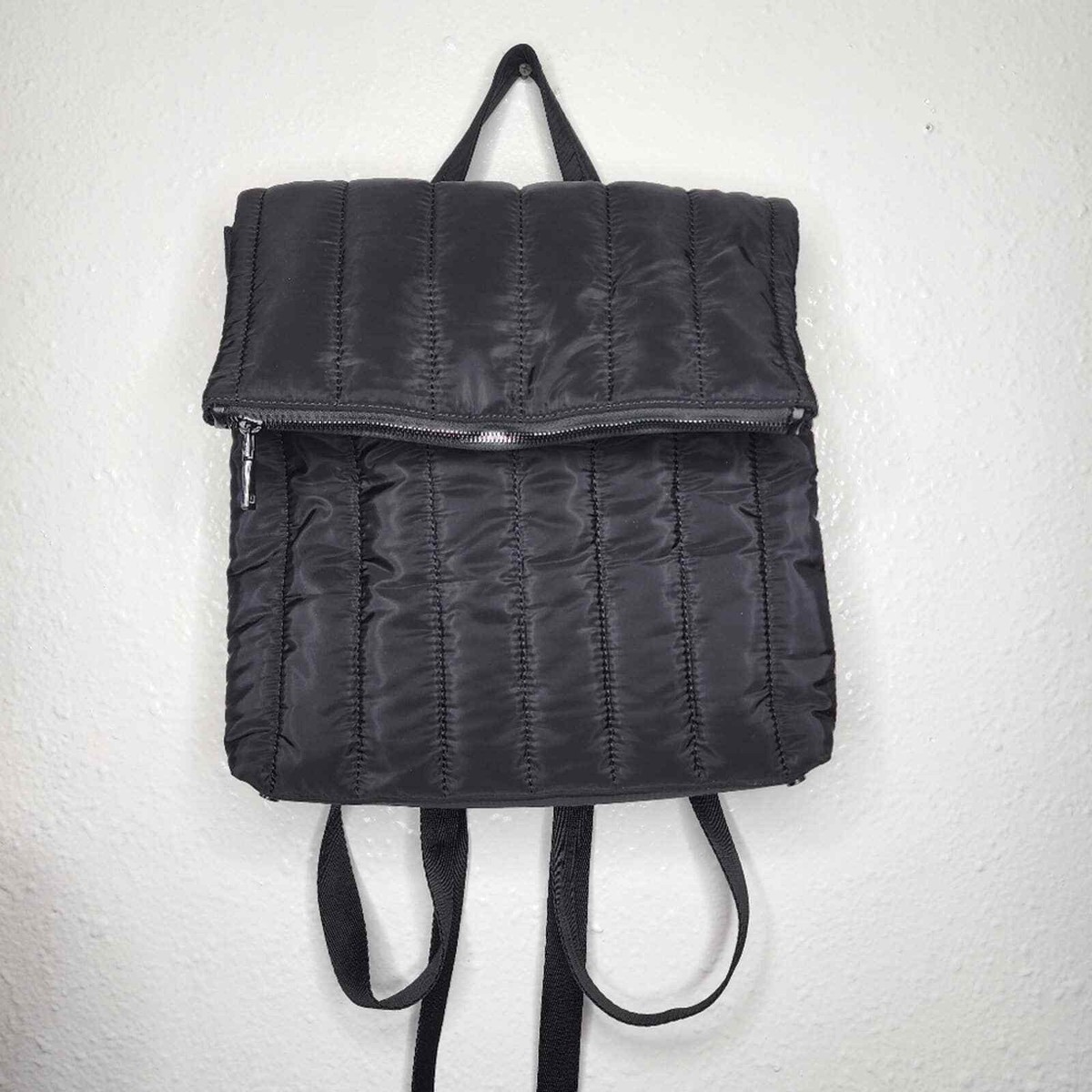 INC International Concepts Britney Nylon Backpack Black | eBay display picture 3