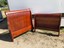 lar1010 cherry twin size sleigh bed pickup only