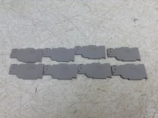 Phoenix Contact D-PPC 6 Gray Grey Wire Terminal End Cap DPPC6 D-PPC6 Lot of 8