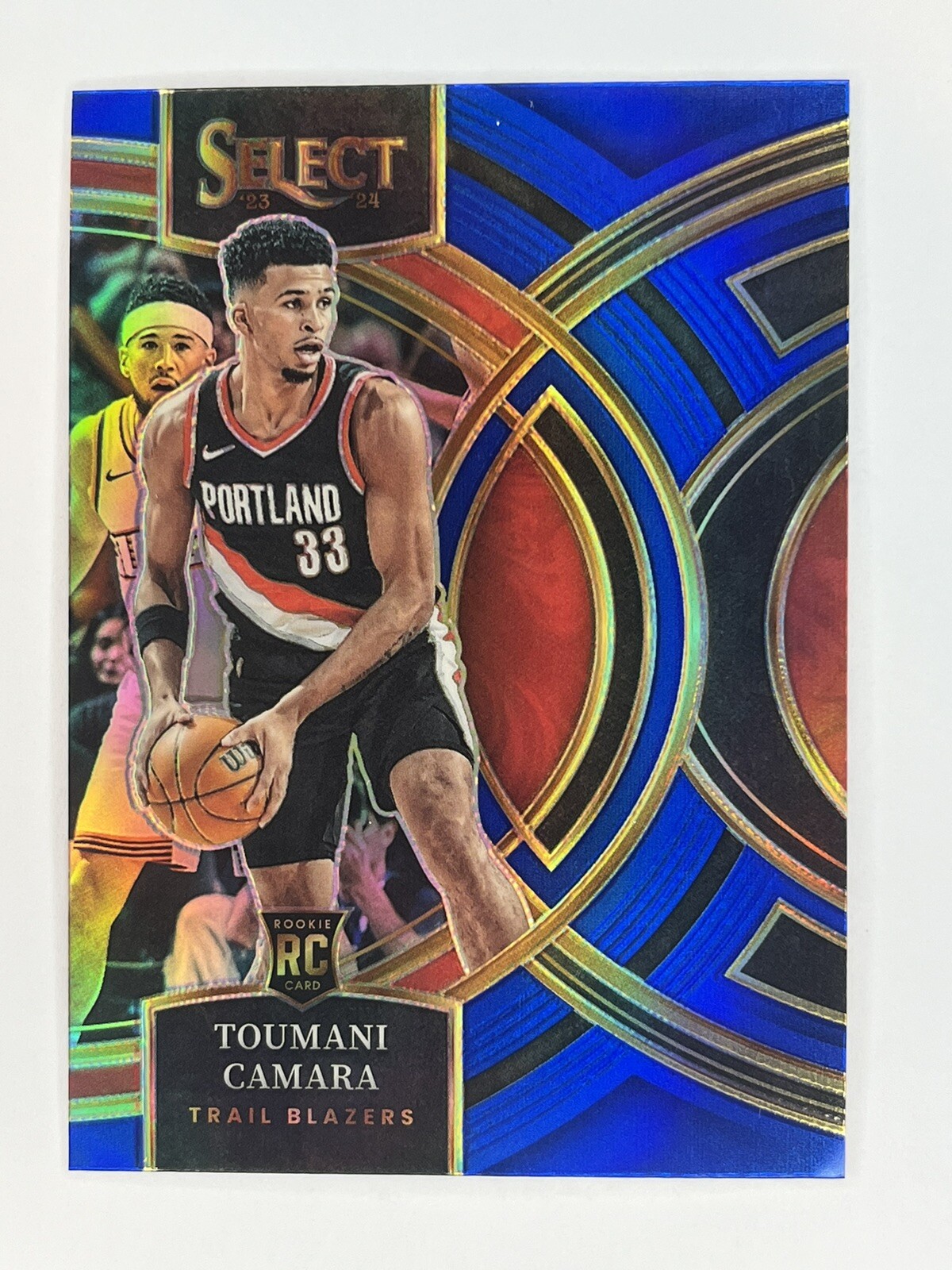 2023-24 Panini Select TOUMANI CAMARA Premier Blue Silver Prizm ROOKIE #115