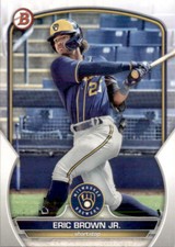 2023 BOWMAN MILWAUKEE BREWERS - ERIC BROWN JR #BP-41