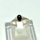 Ring 1.4 Grams Size 6.5 Ladies 10K Yellow Gold Onyx