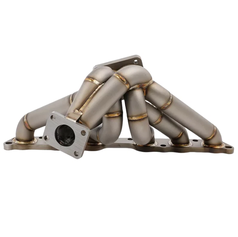 Colector turbo único para Toyota Supra Mk4 Lexus GS300 SC300 IS300 2JZGE T4 Foto 2 de 4