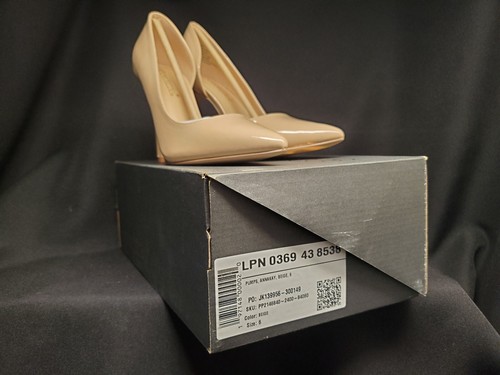 Shoedazzle Annakay spitz zulaufender Pumps Schuhgröße 6,5 beige - Bild 14 von 17