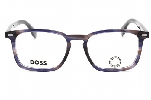 HUGO BOSS 1368 JBW Eyeglasses Blue Havana Frame 53mm - Picture 2 of 4