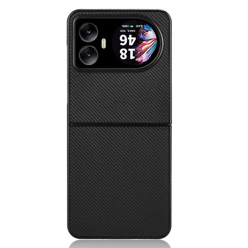 For Blackview Hero 10 Carbon fiber Texture PU Leather PC Hard Back Cover Case - Picture 9 of 26