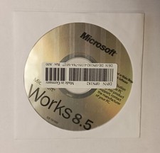 Microsoft Works 8.5 Installationsmedien für Dell Computer PC CD