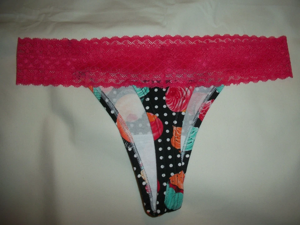 TANGA BRAGUITA SEÑORA TALLA 6/MEDIANA POR FLIRTITUDE DISEÑO CUPCAKE NUEVO SIN ETIQUETAS Foto 2 de 3