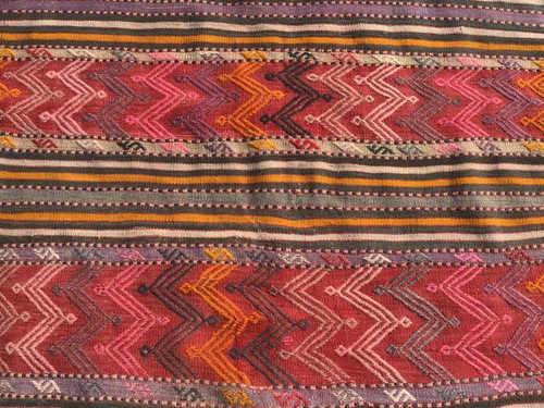 5x8 Vintage Türkischer Kelim Teppich, Teppiche für Wohnzimmer, Schlafzimmerteppiche Teppiche - Bild 10 von 10