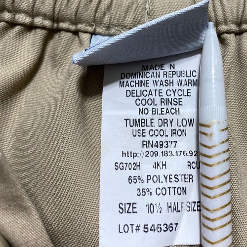 RC School Uniforms Girls Flap Skort Size 10.5 Khaki Half Size - Picture 14 of 15