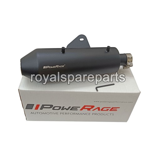 Adapté Pour Royal Enfield Hunter 350 Powerage Ss Échappement Silencieux, Mat - Photo 2/7