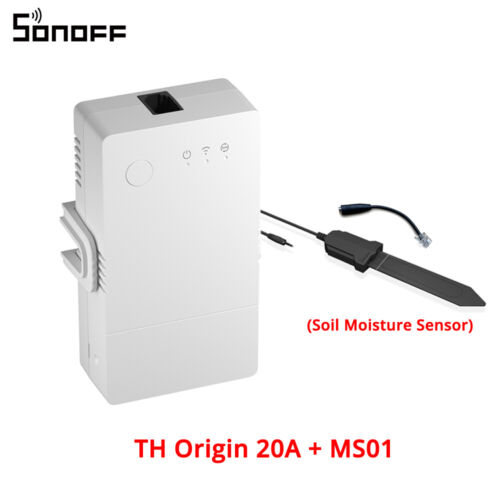 Interruptor inteligente SONOFF WiFi WLAN 20A temperatura humedad detección de sensor de suelo - Imagen 26 de 29