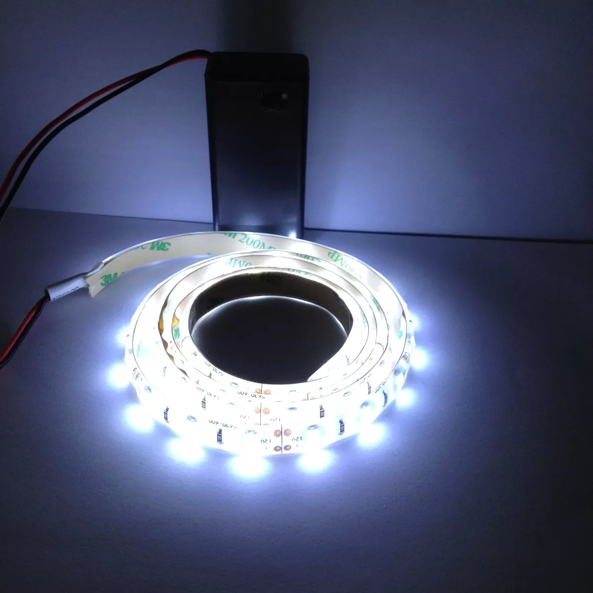 Battery Powered Led Display Lighting 1M Super Bright 9V Display lights