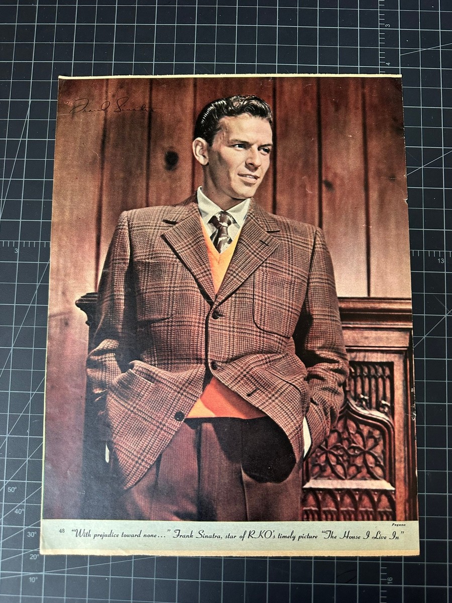 絵画 Portrait Vintage 1940s Frank Sinatra Portrait | eBay