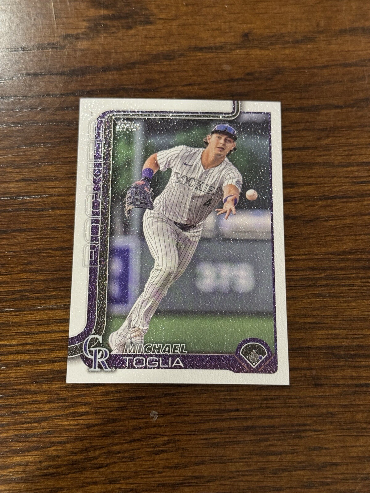 2025 Topps Series 1 Michael Toglia #48 Rockies Canvas Parallel /50