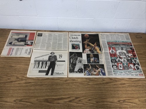 Arkansas Razorbacks 1994 National Championship Newspaper Basketball Lot Bundle - Picture 6 of 11
