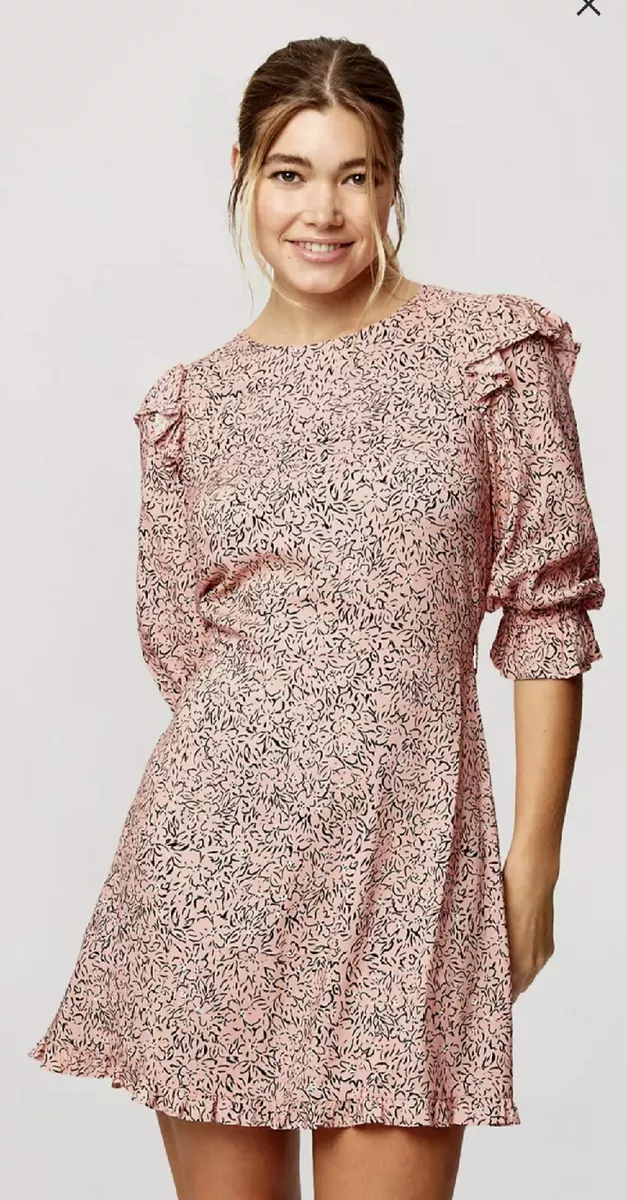 Miss selfridge 2025 pink floral dress