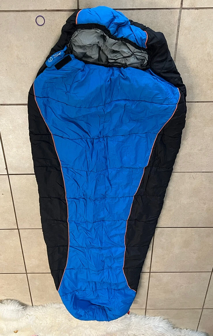 0 Degree Mummy Sleeping Bag Blue Adult