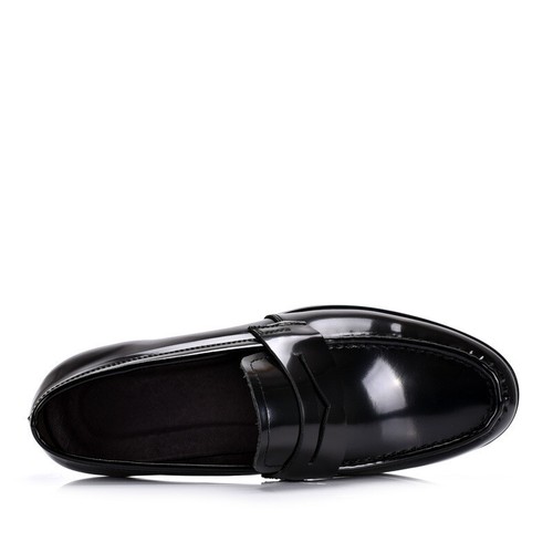 Luxury Slip On Dress Shoes Men Genuine Leather Italian Loafer Shoes For Men Blac - Picture 14 of 30
