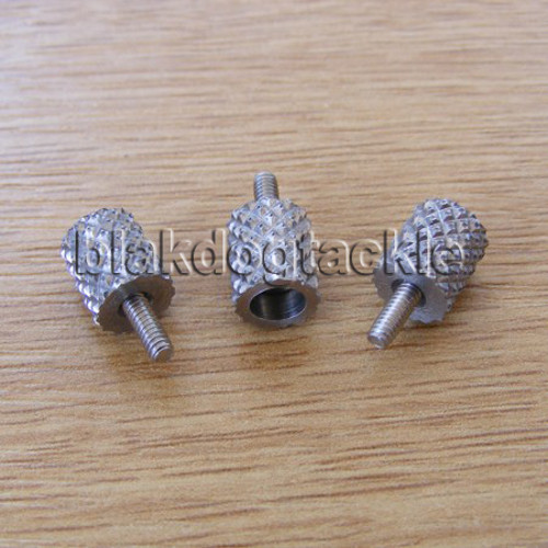 Stainless Steel Thumbscrew Sets to fit ABU 4500-6500 and Akios Fishing Reels - Picture 2 of 3