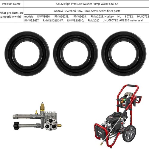 42122 High Pressure Washer Pump Water Seal Kit Fits Annovi Reverberi Rmv RMW2G24 - Bild 3 von 10