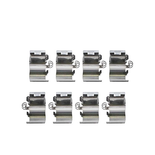 Rear Ceramic Brake Pads w/ Hardware for 2015 - 2023 Chrysler 200 Jeep Cherokee - Picture 4 of 11