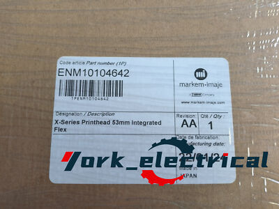 New MARKEM-IMAJE ENM10104642 ×40 coder 53mm print head via FedEx or DHL