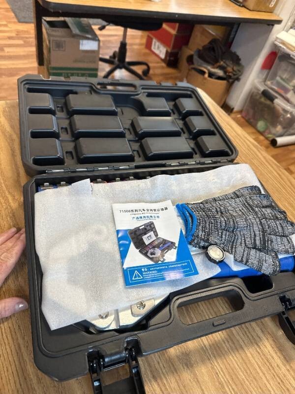 Hydraulic Crimper A/C Set IG-71500 A/C Hose Crimper Hydraulic A/C Crimping Tool