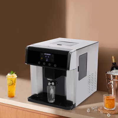 Electric Ice Dispenser 10-15kg /Day 1.8L 2-In-1 Countertop Ice Maker Dispenser