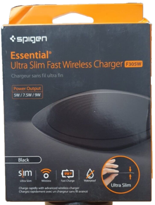 Spigen Essential Ultra Slim Fast Wireless Charger F305W 9W/Ult