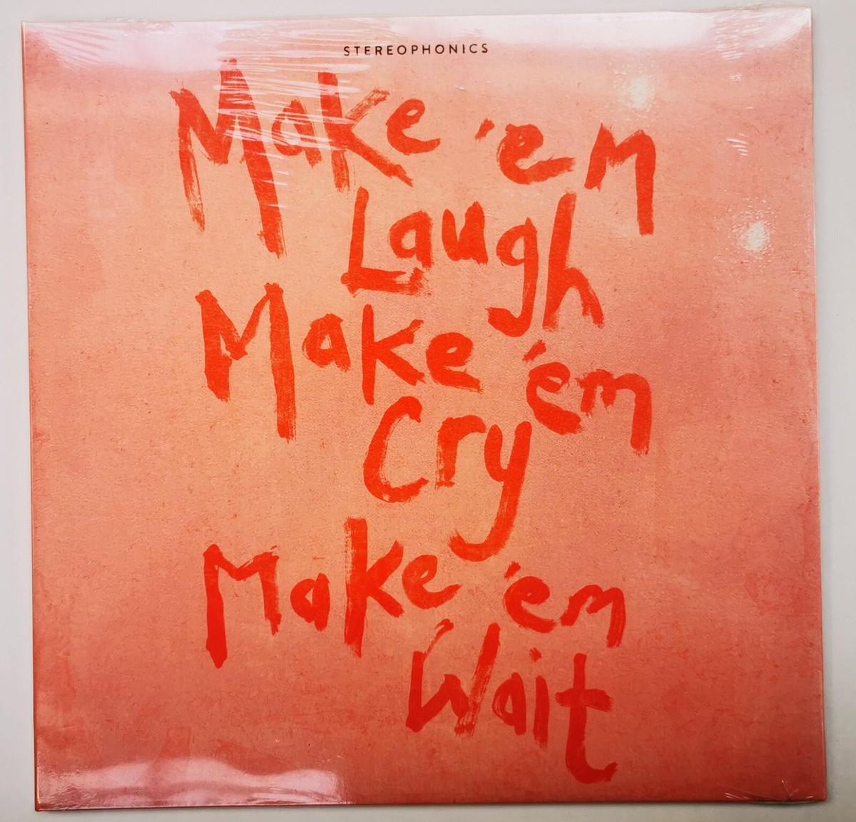 【新品未開封】Stereophonics Make 'em Laugh, STEREOPHONICS LP Make 'Em Laugh Make 'Em Cry PINK VINYL