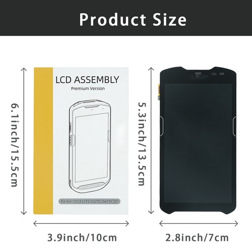 200-Packs TC51 TC56 LCD Display with Touch Screen for Zebra TC510K TM050JDHG33 - Picture 5 of 10