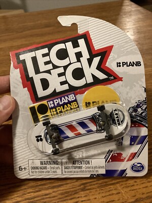  Tech Deck Plan B Barber's Pole Skateboard Fingerboard -Brand New!
