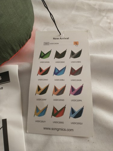Canzoni pieghevoli portatili deluxe in nylon campeggio escursioni per dormire confezionabili NUOVI - Foto 2 di 6