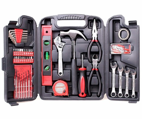 Dorm Tool Kit Apartment Rv College ToolKit Basic Set Portable House Box Trunk  - Bild 4 von 8