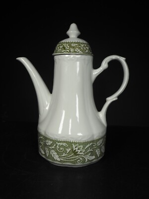 Vintage J & G Meakin Sterling Kolonial Renaissance grün Kaffeekanne