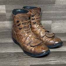 ARIAT Brown Leather Heritage Lacer Women's Boots Size 7B US Model 33503