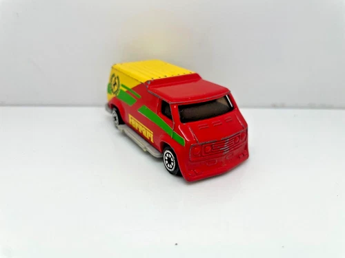 CORGI HOT ROD CUSTOM VAN FERRARI RARE 1:64 RED & YELLOW 36