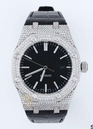 Luxury Iced-Out Men’s Watch/ Japanese Movement/ Diamond Tester Approved