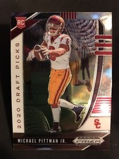 Michael Pittman Jr. 2020 Panini Prizm Draft Picks Rookie Card #145 USC Colts RC. rookie card picture