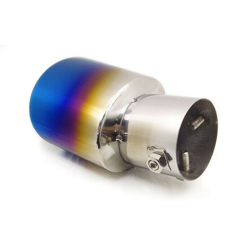 1X For Toyota Corolla Hatchback 2019-2021 Blue Rear Exhaust Muffler Tip End Pipe - Picture 5 of 5