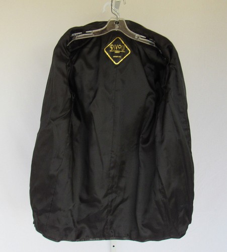 RIVOLI CAPPOTTO DONNA PELLE DI VITELLO ITALIANO NERO TAGLIA 9 PROBABILMENTE MAI INDOSSATO!!! - Foto 7 di 11
