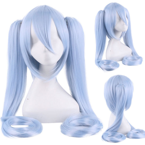 Anime Hatsune Miku Vocaloid Hatsune Miku Cosplay Wigs Long Halloween Party Hair - Picture 6 of 22