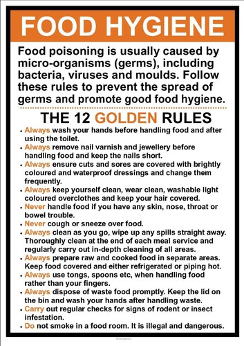HEALTH SAFETY A3 POSTERS FIRST AID COSHH CLP FIRE FOOD ALLERGY CONSTRUCTION - Picture 5 of 30