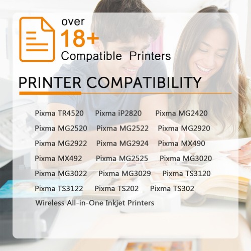 Lote Tinta PG-245XL CL-246XL para Canon Pixma MG2922 MG2920 TS3122 MX490 MX492 TS302 - Imagen 4 de 42