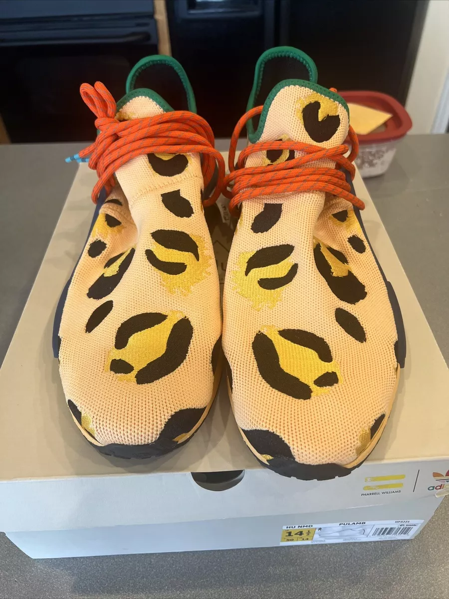 Adidas Originals Pharrell Williams NMD HU Animal Print Cheetah Sz