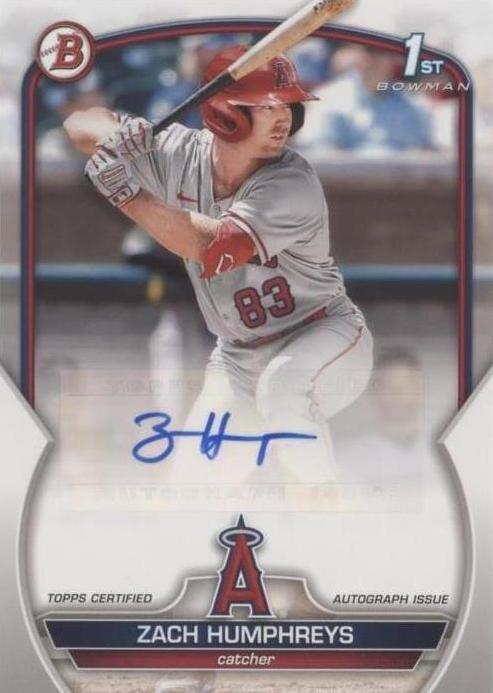 2023 Bowman - Zach Humphreys #PPA-ZH - 1 of 1