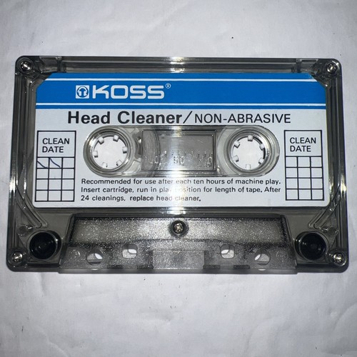 Vintage Koss Cassette Machine Care Kassettenkopfreiniger