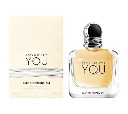 Emporio Armani Because It's You 100ml Edp 100% Genuine Brand New in Box - Picture 4 of 4
