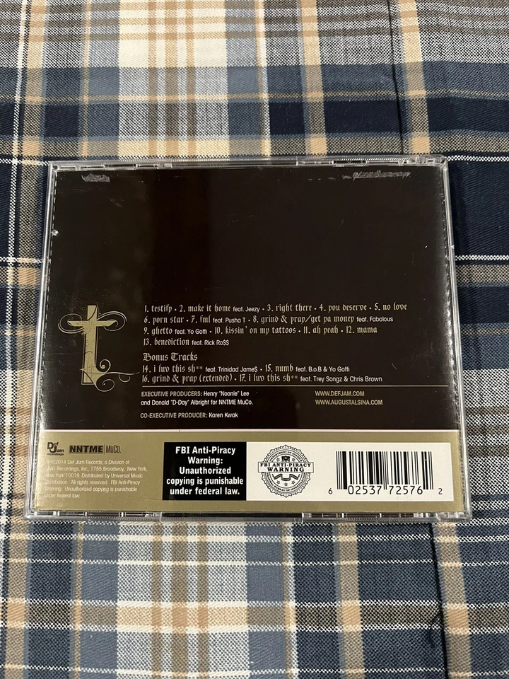 Testimony August Alsina CD Deluxe Edition Foto 2 de 4